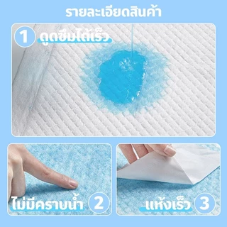 COD แผ่นรองฉี่สุนัข แผ่นรองฉี่หมา แผ่นรองซับ 100pcs ต่อต้านแบคทีเรีย ซึมซับไดีดี ช่วยฝึกขับถ่าย หนาไม่ขาด