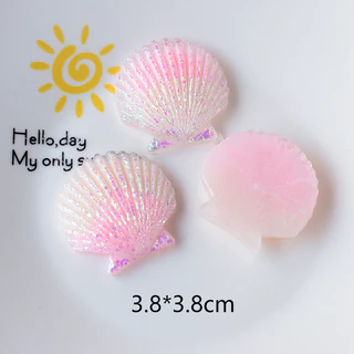 Ocean Breeze Luminous Starfish Seashell Conch Set - INS Clog Shoe Charm Pins