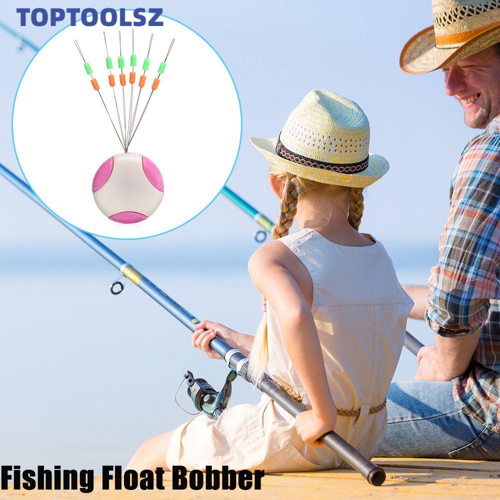 TOPTOOLS สายตกปลาความต้านทาน Connector Terminal Float Gear Space Bean