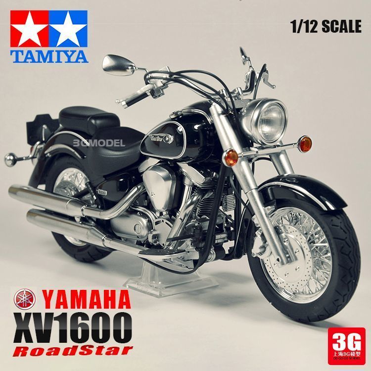 S3G Model Tamiya Motorcycle Model 14080 XV1600 Road Star Motorcycle 1/12
