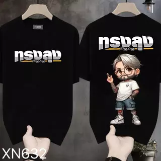 COD จัดส่งตลอด 24 ชั่วโมง Fanfei เสื้อยืดผ้ามัน สกรีนหน้า-หลัง รุ่น แก่แต่เก๋า