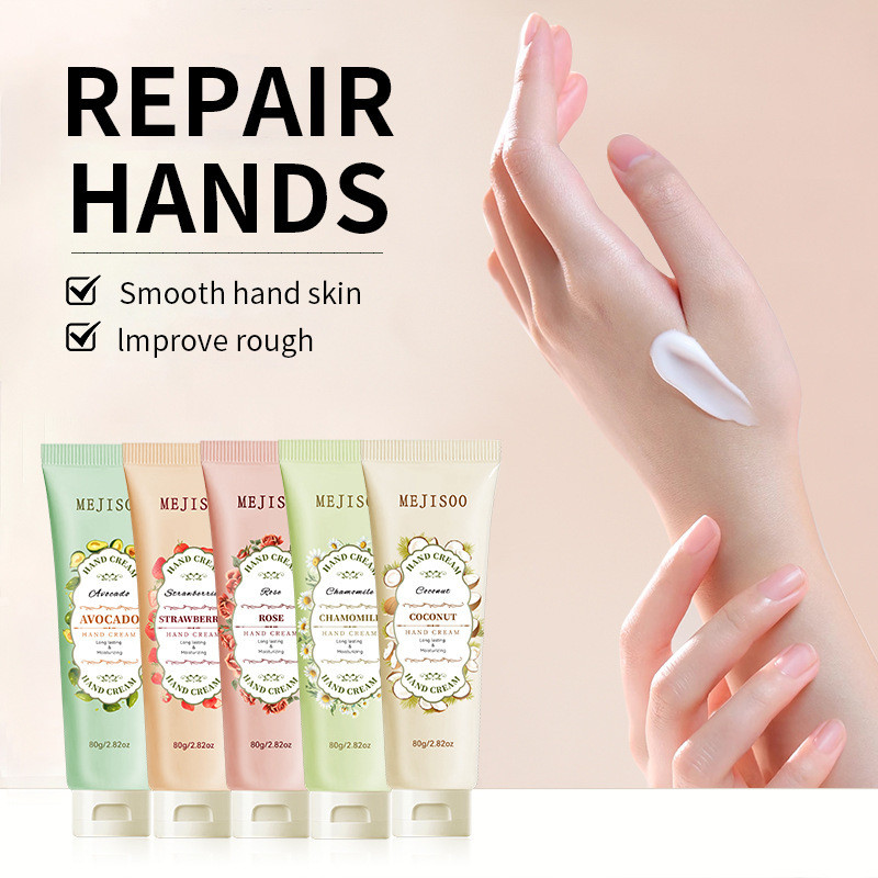 English Floral Fruity Hand Cream 8g ฤดูใบไม้ร่วงฤดูหนาว Moisturizing Anti-Drying Hand Cream 7ZFJ