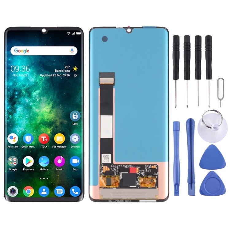 พร้อมส่ง หน้าจอ LCD AMOLED สําหรับ TCL 10 Pro T799B 799H พร้อม Digitizer Full Assembly(สีดํา)