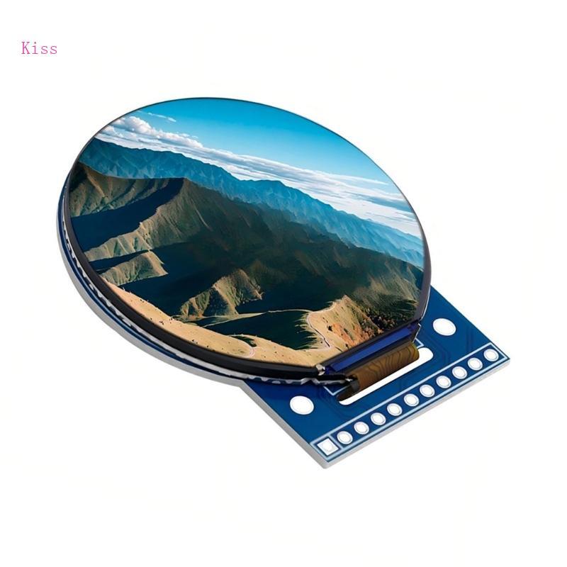 Kiss 1 53 นิ้วหน้าจอ TFT LCD ST77916 ชิปเซ็ตและการออกแบบ 11pin เหมาะสําหรับโครงการอิเล็กทรอนิกส์ DIY