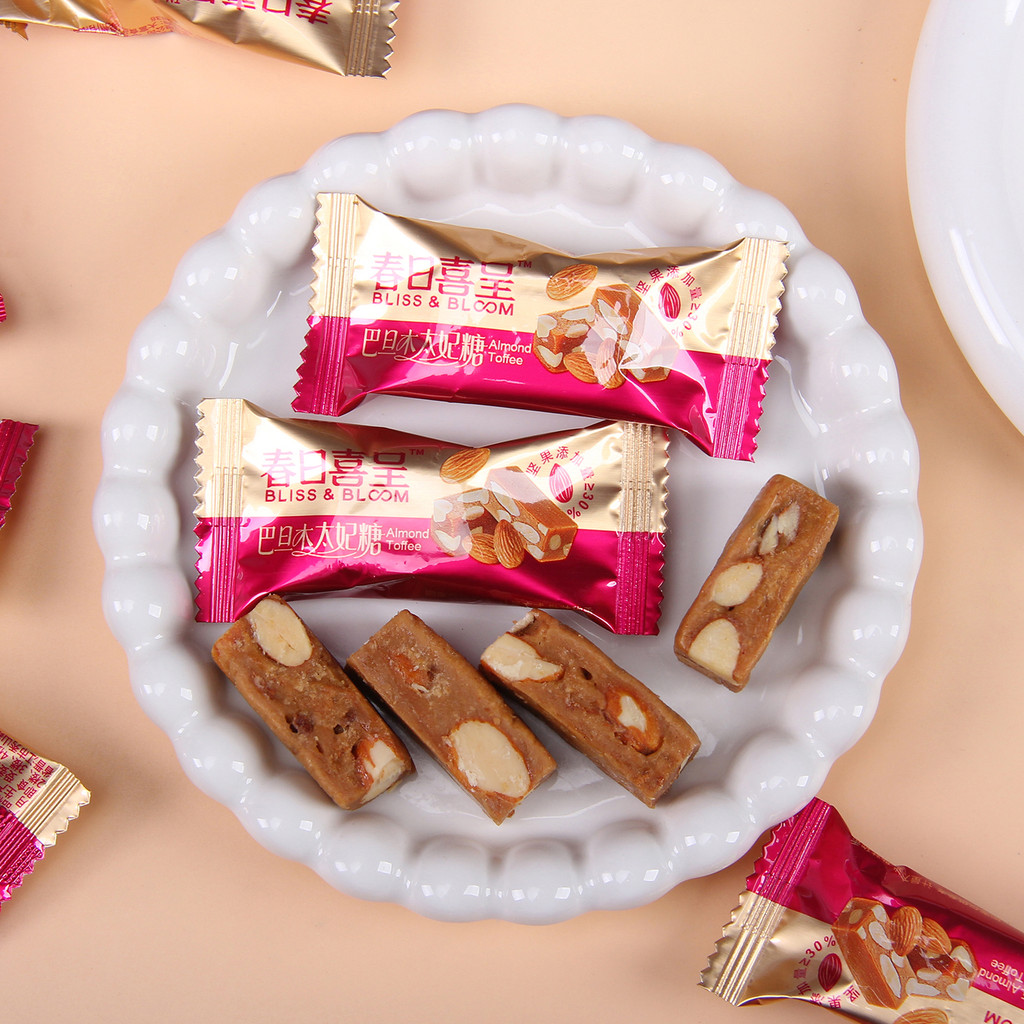Kasuga Xicheng Badanmu Nut Toffee Pastry Candy Wedding Candy Office Casual ของที่ระลึกขนมขนาดเล็ก