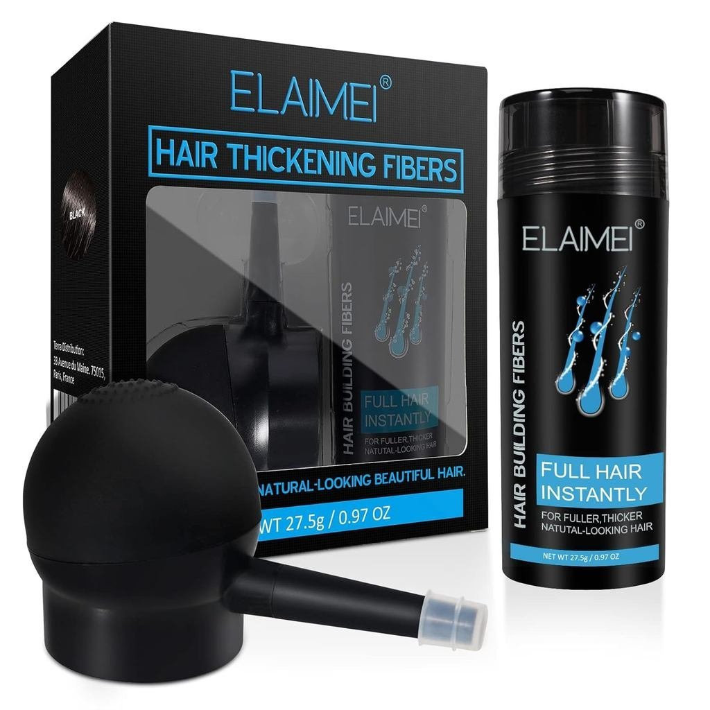 RoseFlowerHairFibersforThinningHair&SprayUni,Stain-Proofกันน้ําUndetectiveทันทีConcealsThinningBaldi