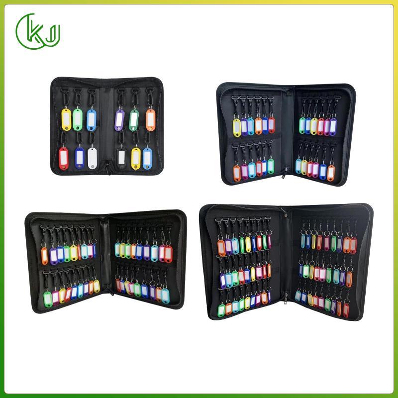 [Wishshopeelxl] เคสกุญแจแบบพกพา Hotel Executive Carry Bag Key Binder Zip Organizer Pouch