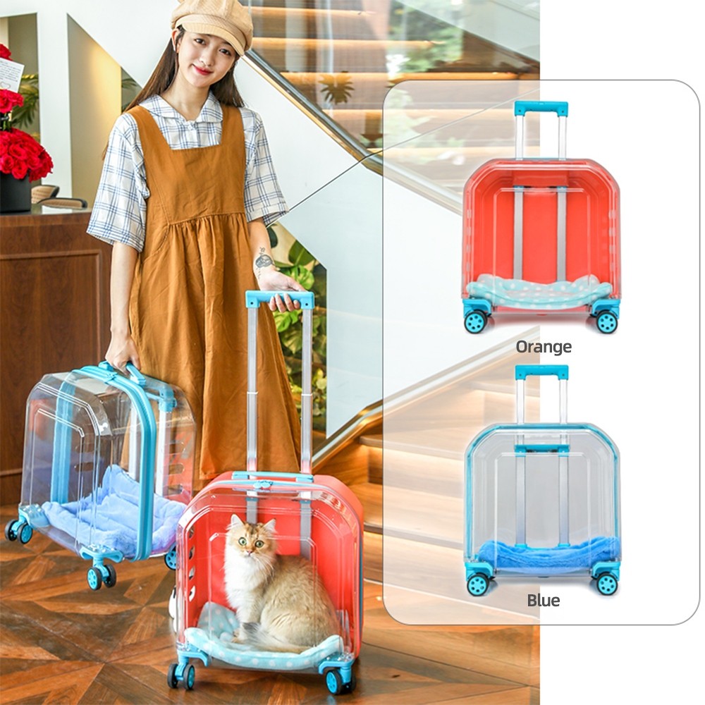 กระเป๋า Kucing โปร่งใส Cat Carrier กระเป๋า Kucing Cat Travel Beg Kucing กระเป๋าใส่สัตว์เลี้ยง Cat Ha