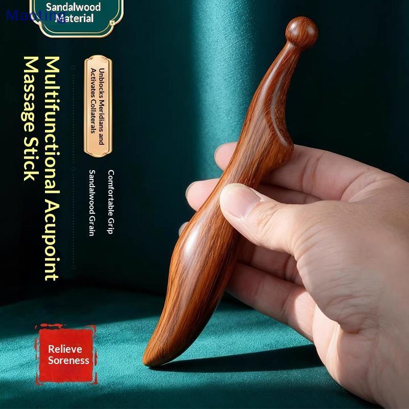 [MT] เครื่องมือกดจุดไม้จันทน์ Meridian นวด Sti สําหรับ Body Therapy กล้ามเนื้อผ่อนคลายนวดเท้าขูด Gua Sha Self