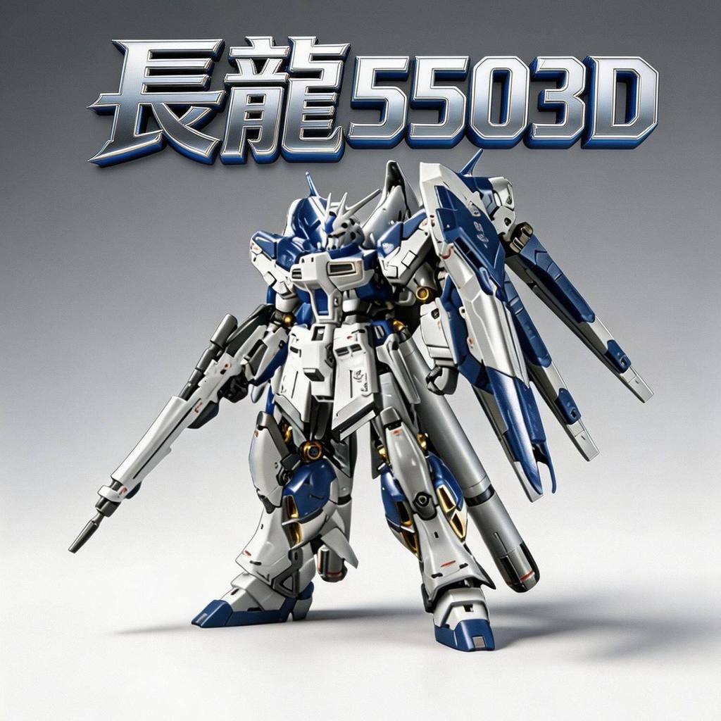 คลังสินค้าพร้อม Changlong 5503Drg Manatee ฐานชุบไทเทเนียม Limited 1/144RX-93-V2 ประกอบของเล่น