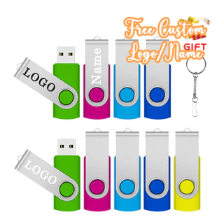 (1PCS ฟรีโลโก้ที่กําหนดเอง) Mini 2.0 USB 64GB แฟลชไดรฟ์ 32GB ไดรฟ์ปากกา 16GB flashdrive 8GB Thumb drive 4GB หน่วยความจํา stick 128MB ของขวัญแต่งงาน