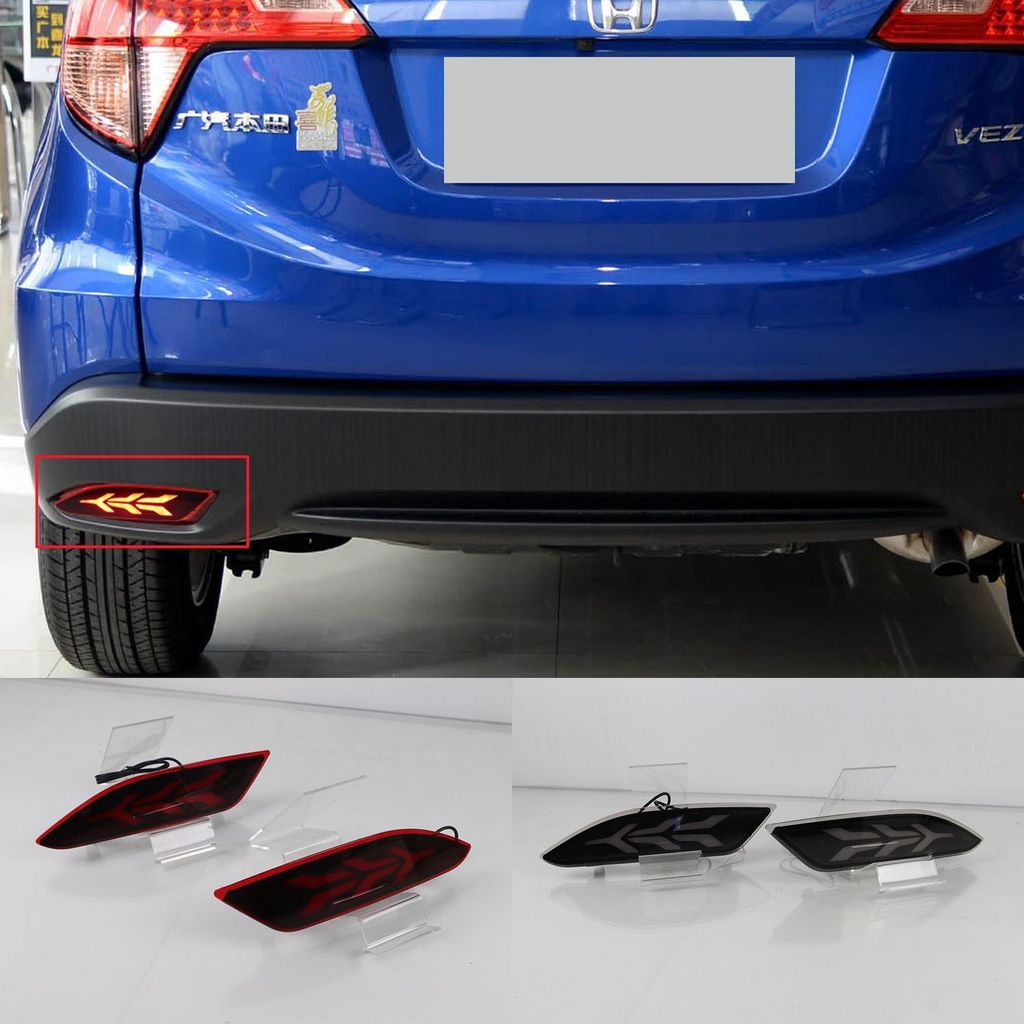 สําหรับ Honda Vezel 2015-2017 LED กันชนด้านหลัง