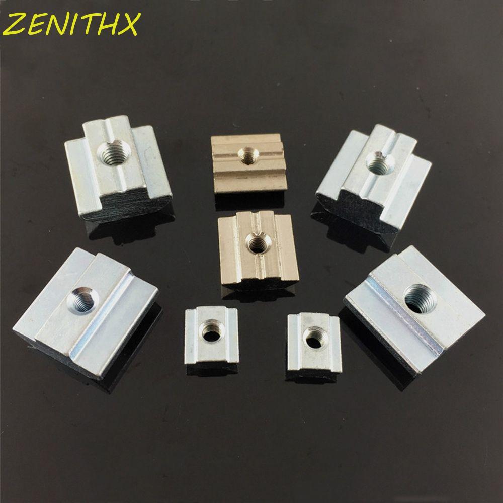 ZENITHX Hammer Nut Square 20PCS T-Track เลื่อน 2020 3030 4040 4545 T Slot Nut
