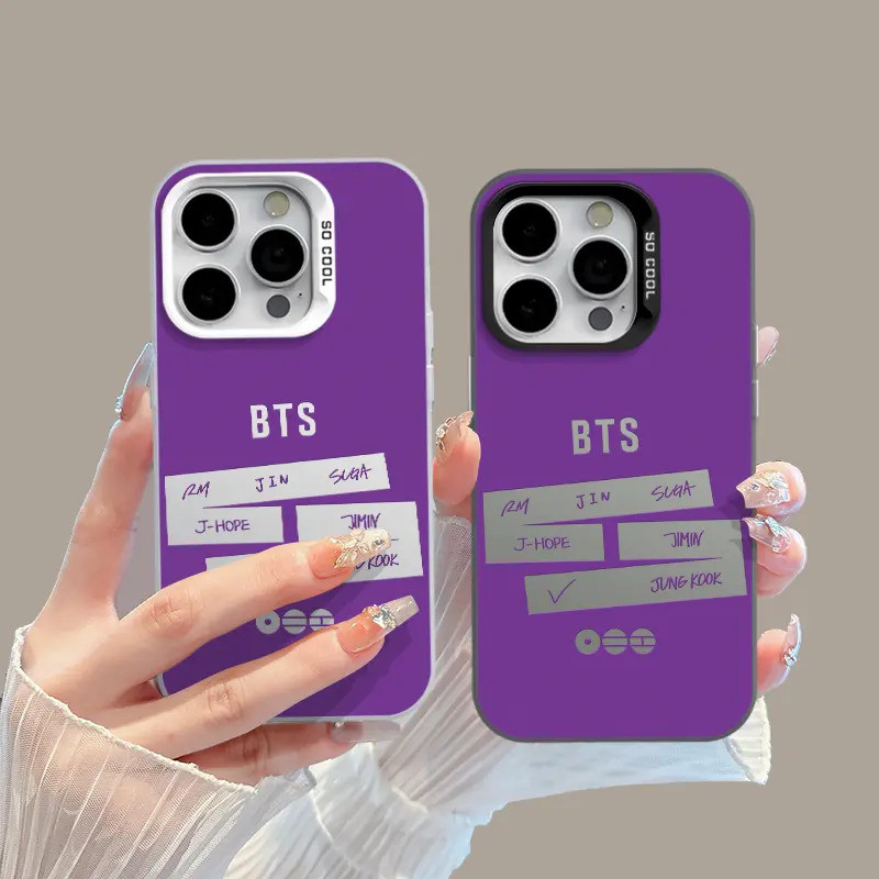 BTS เคสป้องกัน REDMI/Xiaomi 17 Pro Max Anti-fall IMD high-end สําหรับ Redmi หมายเหตุ 14 Pro 12 8 9 1
