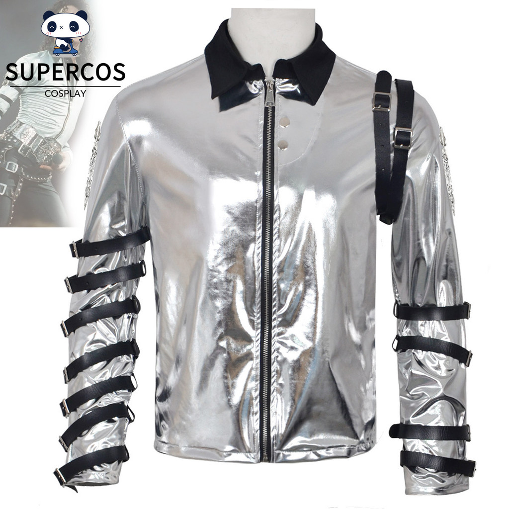 เสื้อคอสตูม Michael Jackson สไตล์ Silver สำหรับวันฮัลโลวีン