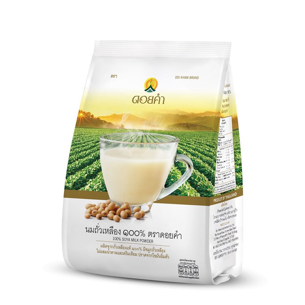 [สินค้าส่งด่วน] ดอยคำนมถั่วเหลืองผง 400ก. DOI KHAM BRAND SOYA MILK POWDER 400 G.