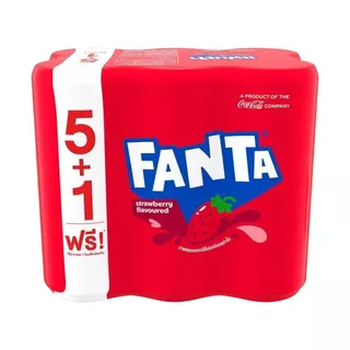[สินค้าส่งด่วน] แฟนต้าน้ำแดงกระป๋อง 325มล.X6 FANTA STRAWBERRY 325 ML.X6
