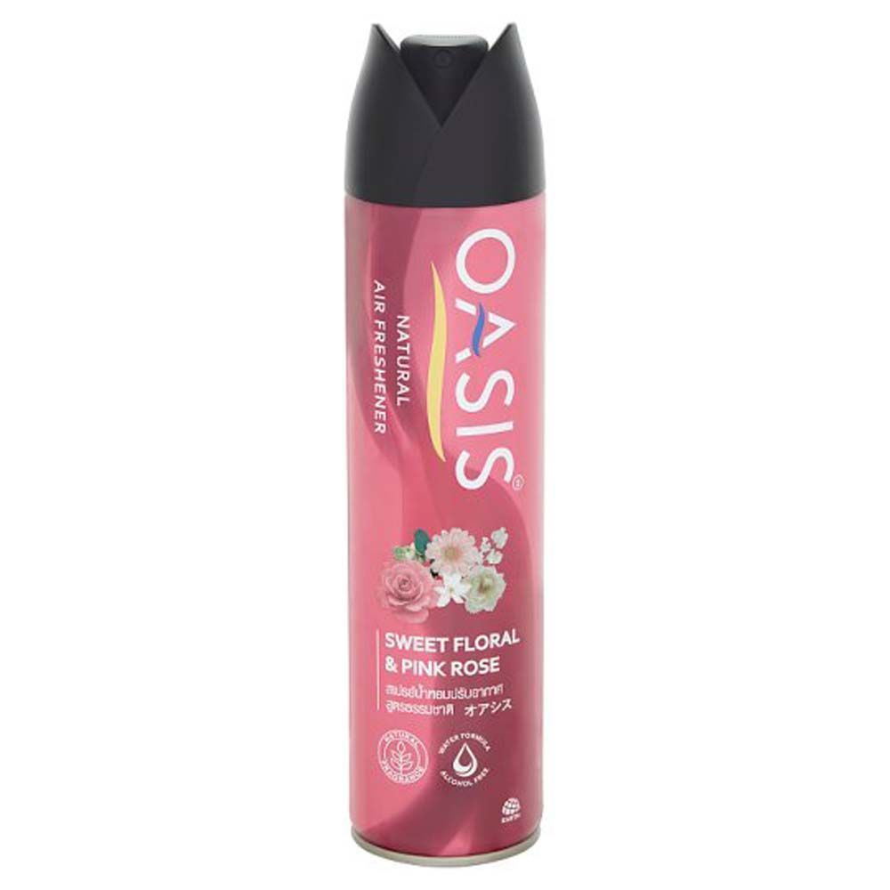 [สินค้าส่งด่วน]  โอเอซิส สเปรย์สวีทฟลอรัล พิงค์โรส320มล. OASIS SPRAY PINK ROSE SWEET FLORAL 320ML