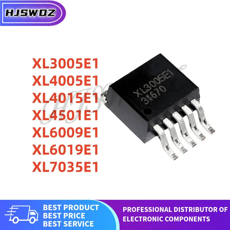 5/10PCS 100% ใหม่ XL7035E1 XL4501E1 XL6019E1 XL6009E1 XL3005E1 XL4015E1 XL4005E1 TO-263 ชิปลดแรงดันไ