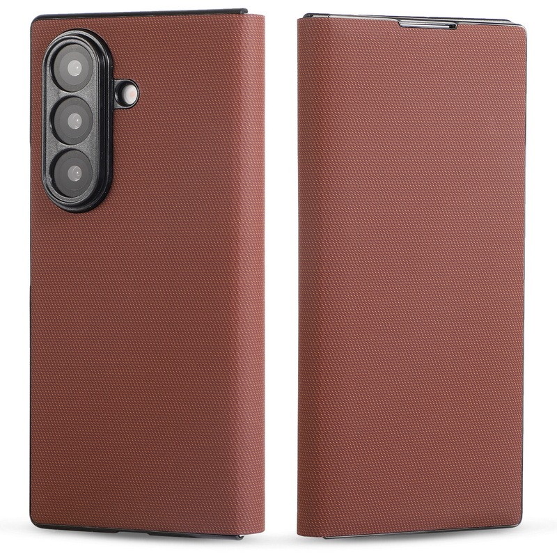 สําหรับ Samsung Galaxy Z Fold 6 Z Fold 7 ZRTriFold Tech Cloth Magnetic Simple Triple Folding Phone C