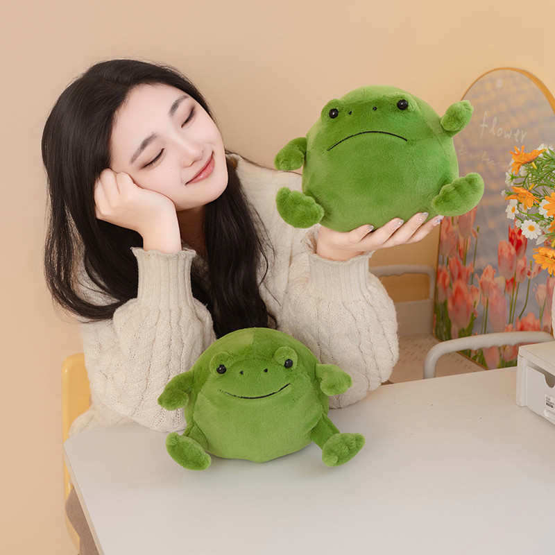 พลัส พลัส✨ใหม่ ใหม่✨น่ารักมีความสุขกบตุ๊กตาตุ๊กตาน่ารักเศร้ากบตุ๊กตาตุ๊กตาสนุกริคกี้ฝนกบของเล่นตุ๊กตาเด็กของขวัญของขวัญวันเกิดเด็กของขวัญสาวของขวัญเด็กผ่อนคลาย ราคา ถูกที่สุด ดีลบีเคเค แกลเลอรีภาพที่ 7