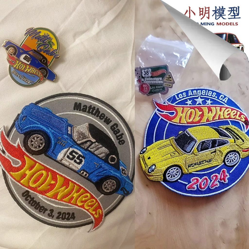 Hot Wheels rlc 38th Los Angeles Collectors Exhibition Merchandise Limited Patch Badge เสื้อยืด 2024 