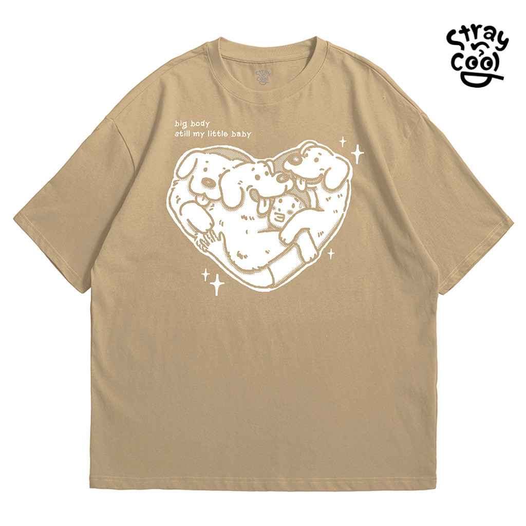 Strayandcool เสื้อยืดโอเวอร์ไซส์  "Still my little baby" Oversized T-shirt