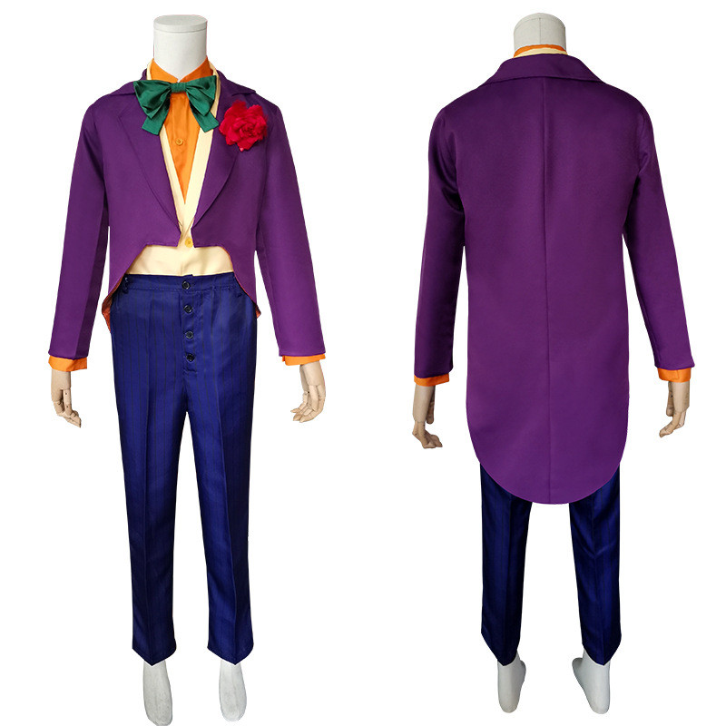 Batman's Long Halloween Cosplay Costume Joker Suit Halloween Cosplay Outfit