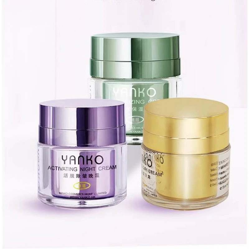 Yanko skincare ชุดแอดวานซ์ดั้งเดิมครีมฆ่าเชื้อทุกวันครีมให้ความชุ่มชื้น