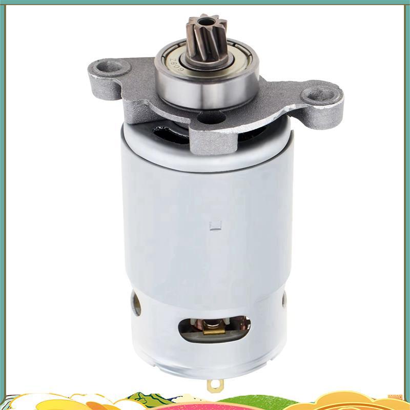 มอเตอร์ DC 21V RS550 สําหรับเลื่อยไฟฟ้าแบบลูกสูบ, 8 ฟัน, กําลังสูงพร้อมเกียร์ Helical
