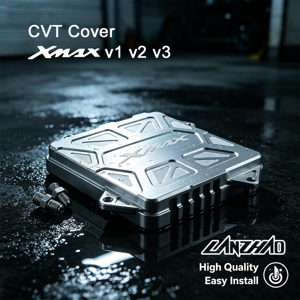 ครอบใบพัด CVT อลูมิเนียม CNC YAMAHA XMAX 300 v1 v2 v3 2017-2025 ครอบใบพัดแบบหนา ฟรีส่ง ชิ้นส่วนมอเตอร์ไซค์