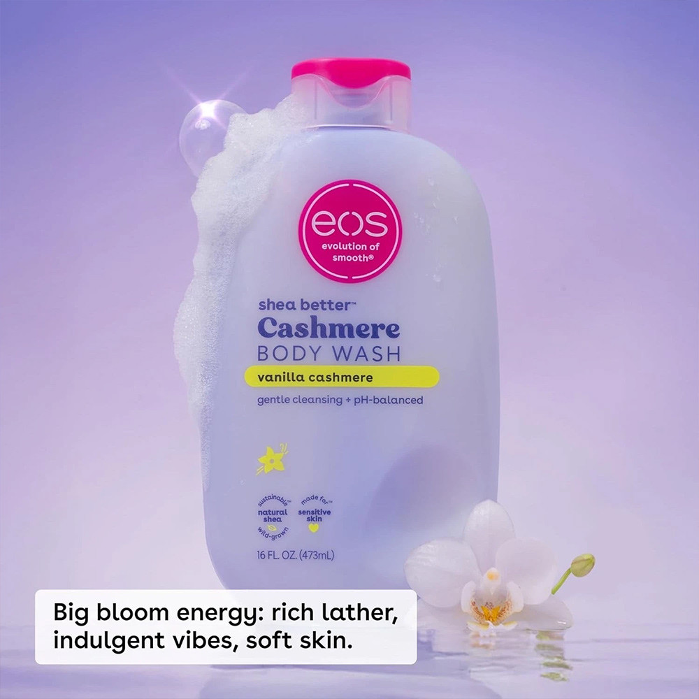 EOS Body Lotion Shea Butter Moisturizes Restores Skin Super Smooth & Protected