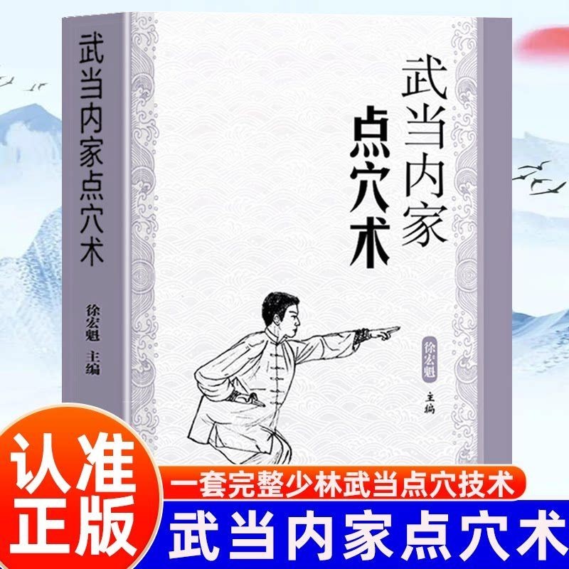 Wudang Neijia การฝังเข็มทักษะศิลปะการต่อสู้แบบดั้งเดิมหนังสือ Wudang เทคนิคป้องกันตัวเองป้องกันตัวเอ