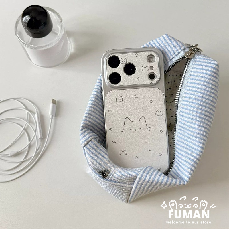 Simple Catเคสโทรศัพท์สําหรับOPPO F31 F29 F27 F25 F23 F21 F21S F19 F19S F11 ค้นหาX9 X8 X8S X7 X6 X5 Pro Plus 5G 4GฝาครอบหนังPUปลอกกันกระแทกสไตล์น่ารักKittyปลอกกันกระแทกน่ารัก
