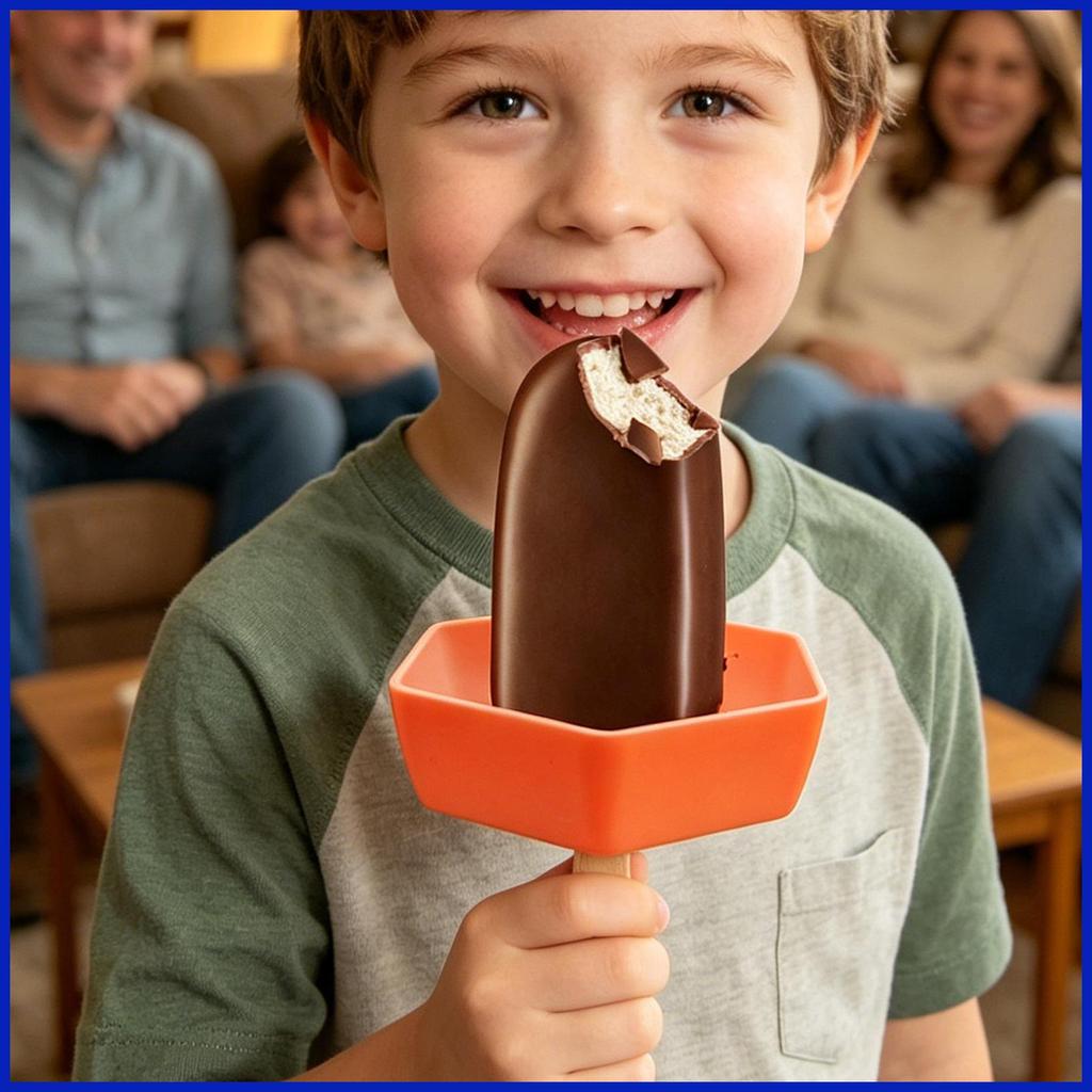 Ice Pop Holders สําหรับเด็ก Reusable Drip-Proof เกรดอาหารซิลิโคน Ice Pop Drip Catcher สําหรับ Meltin