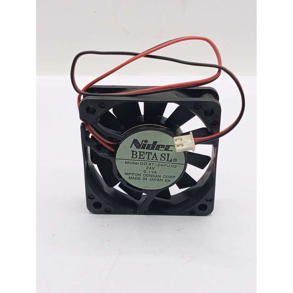 มือ1 พัดลม BETA SL Model DO 8T-24PU 02 24V 0.11A ขนาด60*60หนา15 พัดลมเครื่องจักร พร้อมส่งจากไทย🇨🇷🛻