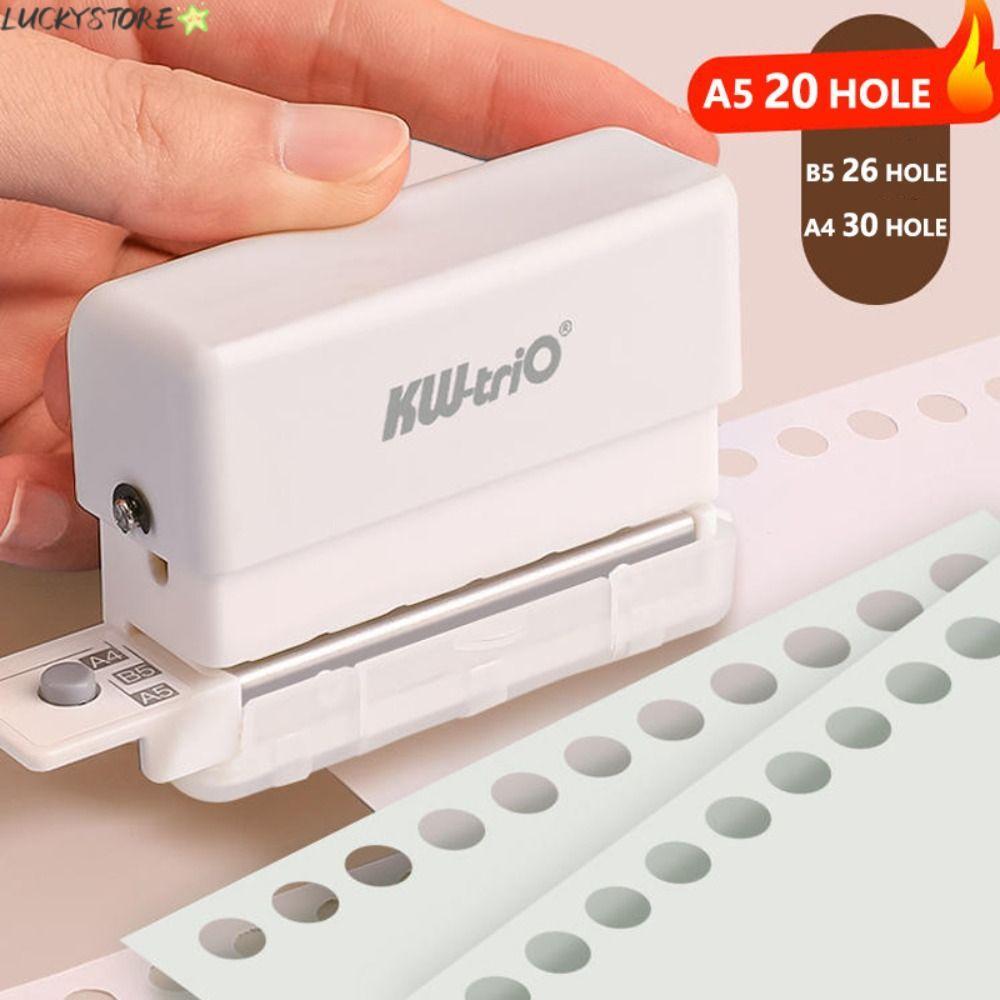 LUCKYSTORE Hole Puncher B5 A5 Paper Binding Punch Planner