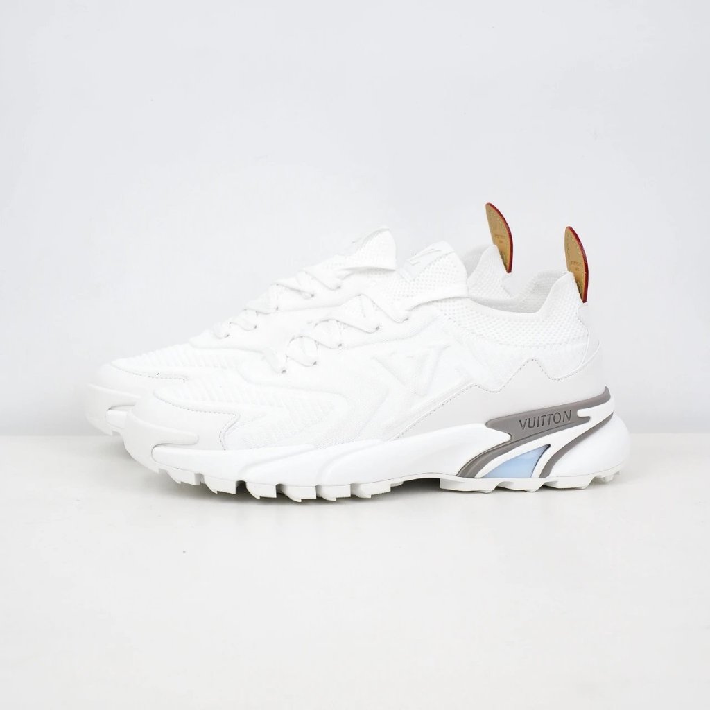 1: 1 มาตรฐานเดิม AAA + Runner Tatic หนังวัวรอบ Toe Lace-Up Low-Top Life Casual รองเท้าผู้ชายสไตล์สีข