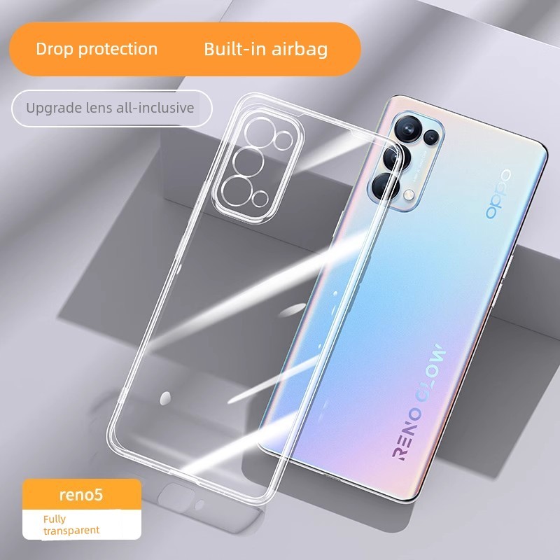 เคสออปโป้a18 เคสoppoa18 เหมาะสําหรับ opporeno5k เคสโทรศัพท์ Reno5Pro + สไตล์ใหม่ opop กันกระแทก reno