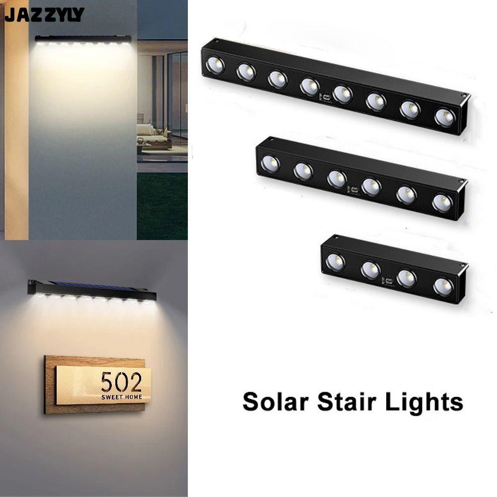 In StockJAZZYLY โคมไฟขับเคลื่อน,กลางแจ้ง 4/6/8 ไฟ LED ติดผนัง,ทนทานสว่างกันน้ํา LED บรรยากาศตกแต่งสวน