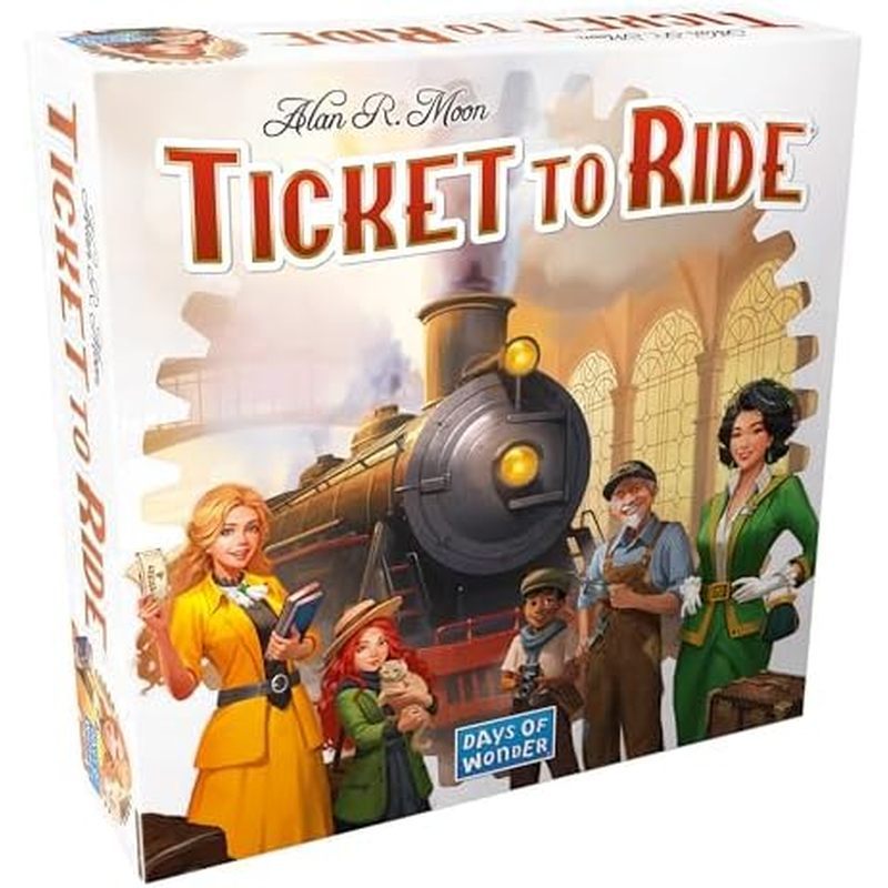 Ticket to Ride Board Game (2025 Refresh) - A Cross-Country Train Adventure for Friends and Family, S