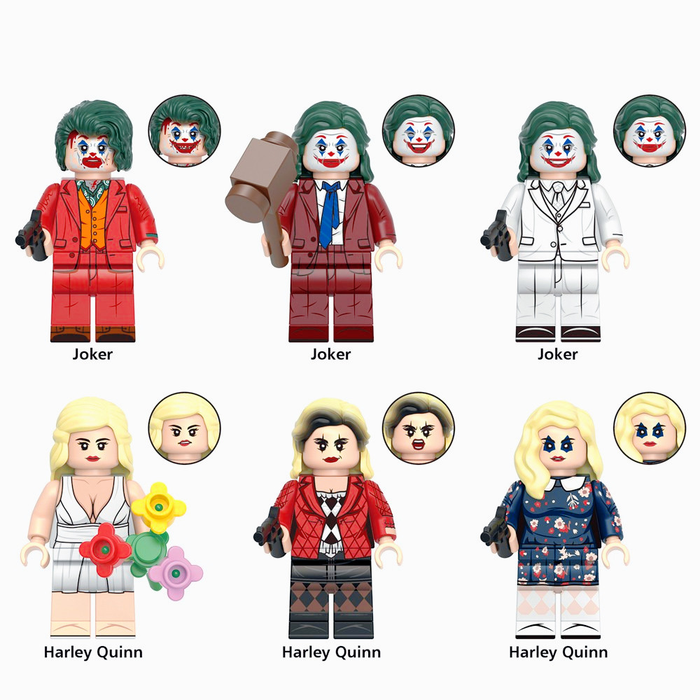 The Joker 2 Harley Quinn Building Blocks รูปของเล่นสําหรับของขวัญเด็ก G0178