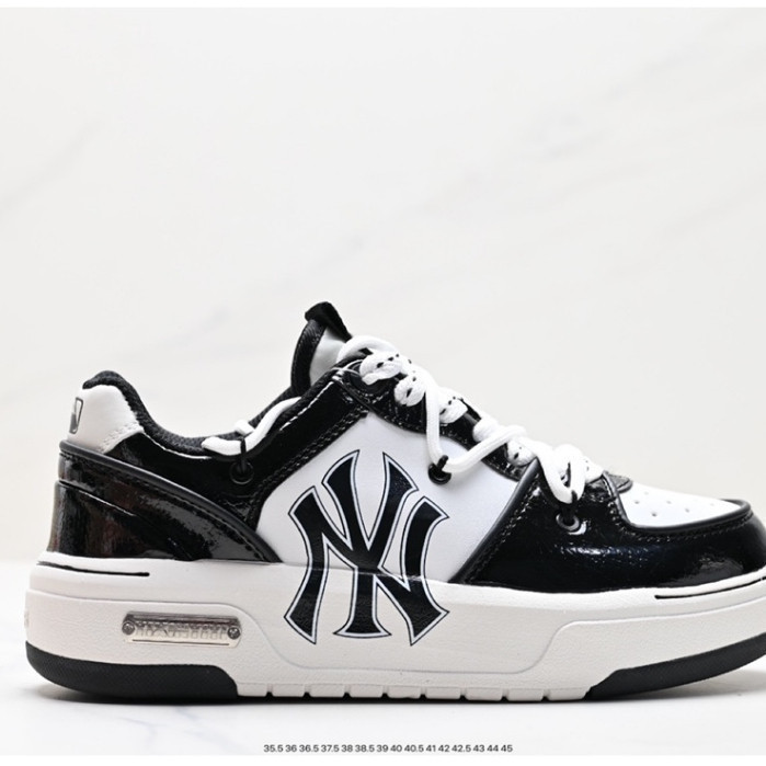 Chuy Liner New York Yae Turtlenector White Shiny Low-Top Casual ผ้าฝ้าย combedongt คอเต่าท. 5IUX G4X