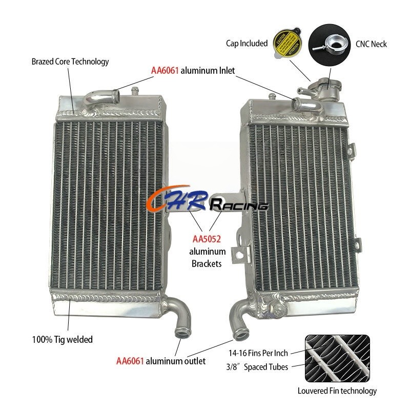 สําหรับ Honda XRV650 Africa Twin XRV 650 RD03 V-twin J/K 1988 1989 1990 LH & RH ยี่ห้อใหม่อลูมิเนียม