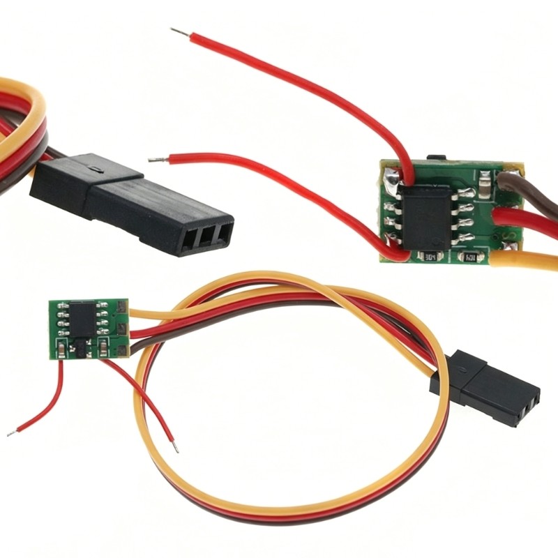 HL 1S 1Amp ESC Brushed DC3 5-6V Mini ESC ตัวควบคุมความเร็วสําหรับเรือเครื่องบิน DIY