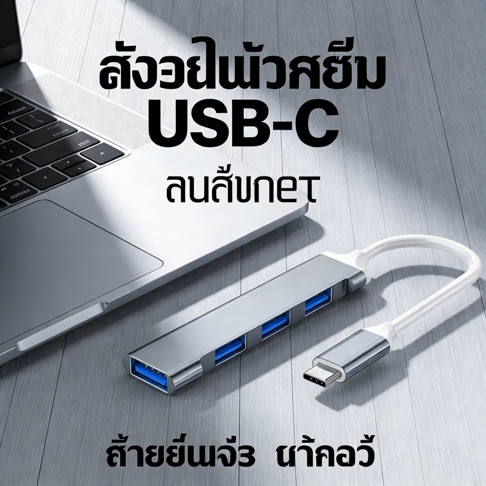 หลายช่องอะแดปเตอร์ฮับ3.0 5Gbps 2.0พอร์ต USBใช้งานได้ทันทีไม่ต้องติดตั้งไดร์เวอร์แพ็ค1ชิ้นความเร็วสูง