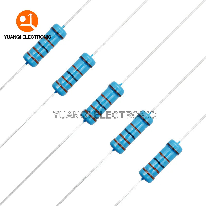 10pcs 5W 1% โลหะฟิล์ม Resistor 0.1R-10M 0.22 1 10 47 100 220 330 470 1K 1.5K 2.2K 3.3K 3.9K 4.7K 10K