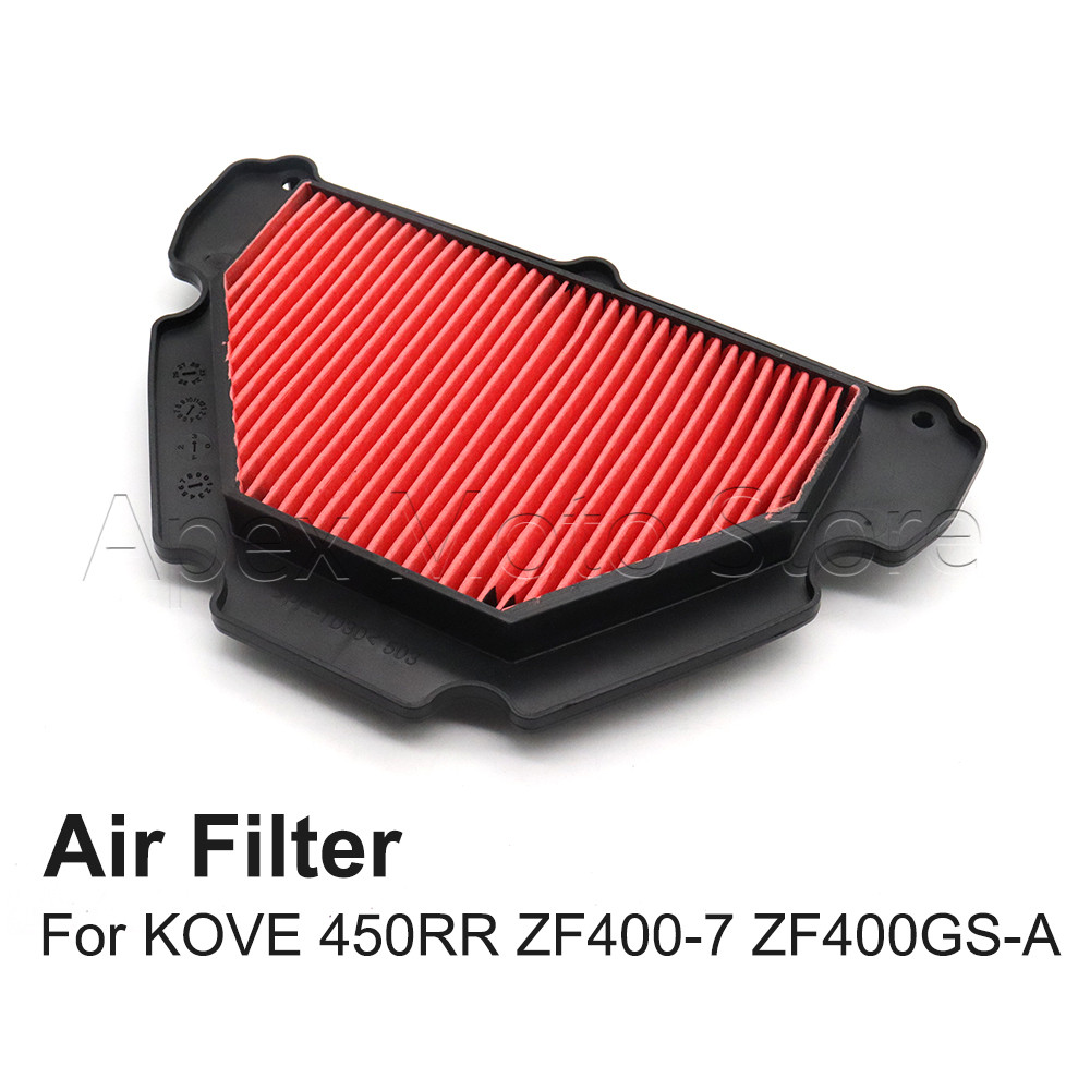 อุปกรณ์เสริมรถจักรยานยนต์เครื่องยนต์กรองอากาศทําความสะอาดสําหรับ KOVE 450RR ZF400-7 ZF400GS-A ZF400 