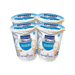 [สินค้าส่งด่วน] ดัชชี่ โยเกิร์ต รสธรรมชาติ 125 กรัม แพ็ค 4 DUTCHIE PLAIN YOGHURT 125 G PACK 4