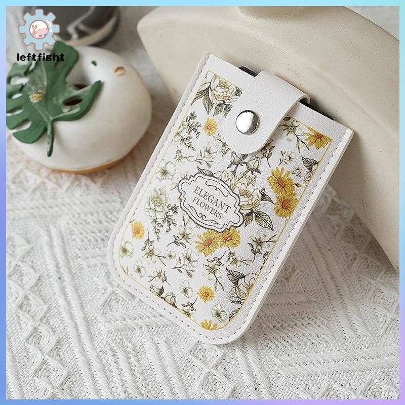 ซ้าย แบบพกพาน่ารักดึงผู้ถือบัตรที่มีช่องใส่การ์ดหลายช่อง-บัตรประจําตัว, , บัตรรถบัสออแกไนเซอร์สําหรับผู้หญิง GHT